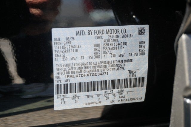 2026 Ford Explorer Active w/200A Pkg