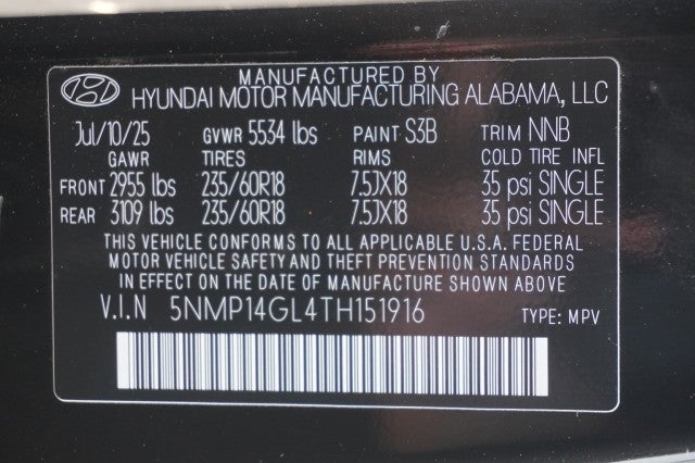 2026 Hyundai Santa Fe SE