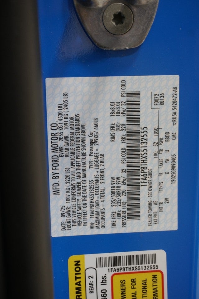 2025 Ford Mustang EcoBoost