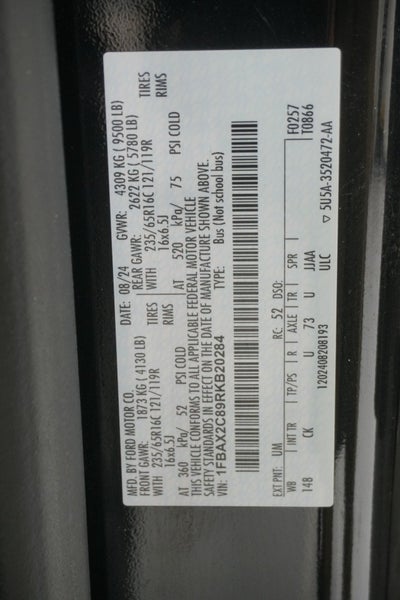 2024 Ford Transit Passenger Wagon XL