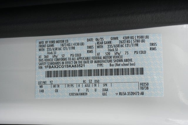 2025 Ford Transit Passenger Wagon XL