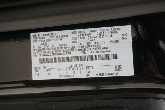 2025 Ford Transit Passenger Wagon XL