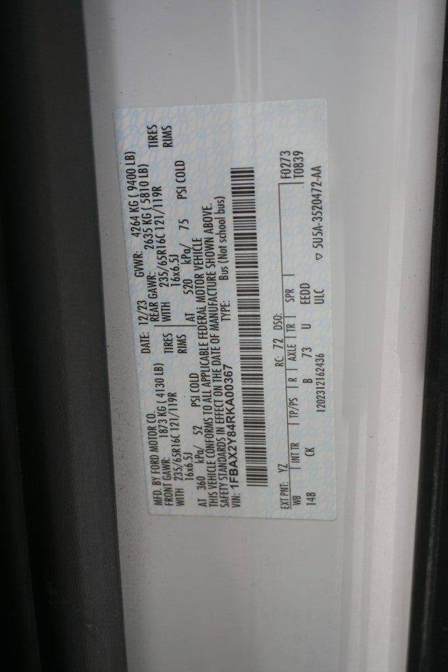 2024 Ford Transit Passenger Wagon XL