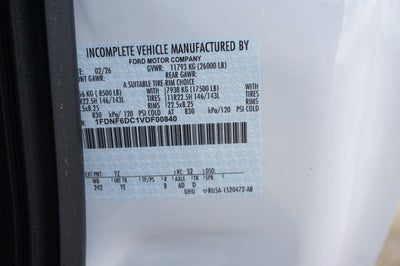 2027 Ford F-650 Straight Frame Base