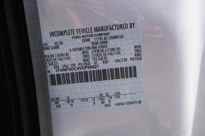 2027 Ford F-650 Straight Frame Base