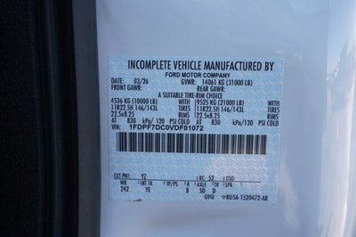 2027 Ford F-750 Straight Frame F-750 SD Diesel Straight Frame