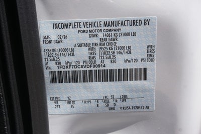 2027 Ford F-750 Straight Frame Base