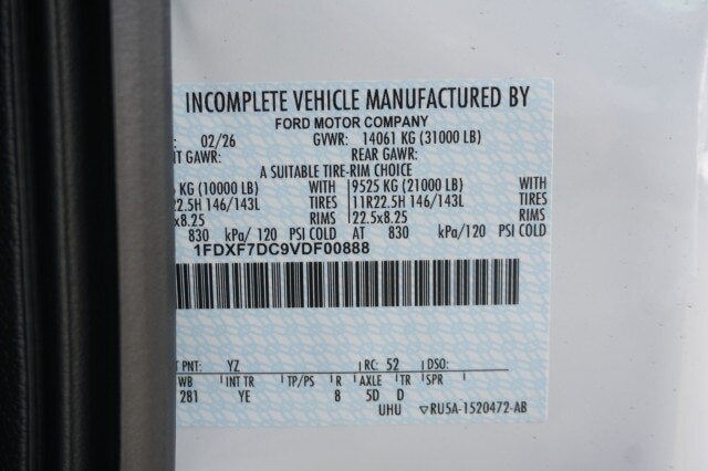 2027 Ford F-750 Straight Frame F-750 SD Diesel Straight Frame