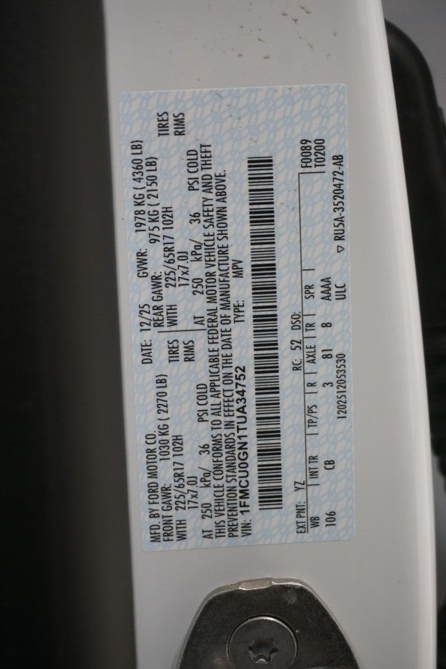 2026 Ford Escape Active