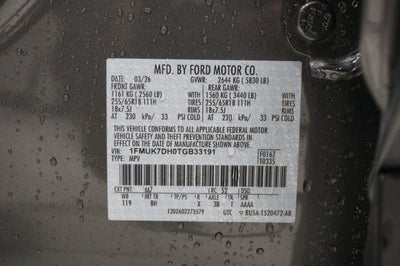 2026 Ford Explorer Active w/100A Pkg