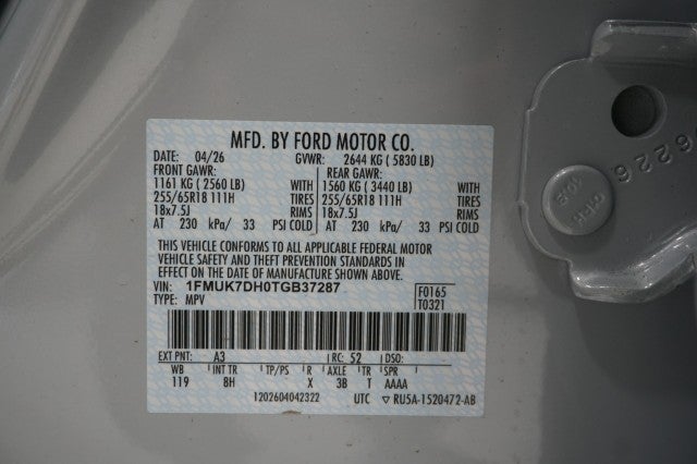 2026 Ford Explorer Active w/200A Pkg
