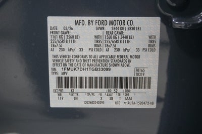 2026 Ford Explorer Active w/200A Pkg