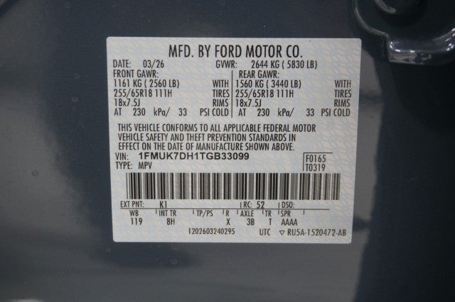 2026 Ford Explorer Active w/200A Pkg
