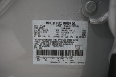 2026 Ford Explorer Active w/200A Pkg