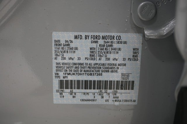 2026 Ford Explorer Active w/200A Pkg