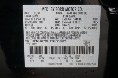 2026 Ford Explorer Active w/200A Pkg