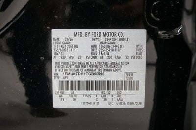 2026 Ford Explorer Active w/200A Pkg