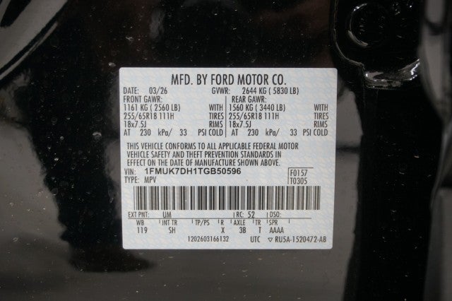 2026 Ford Explorer Active w/200A Pkg