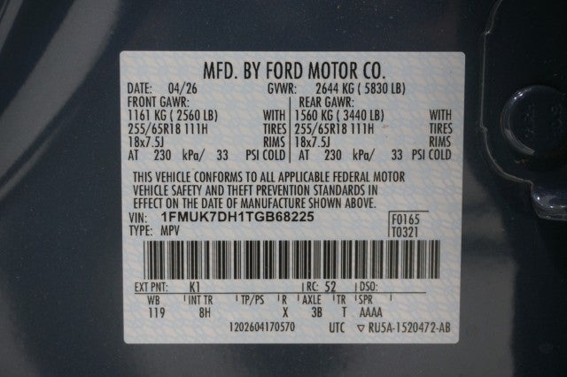 2026 Ford Explorer Active w/200A Pkg