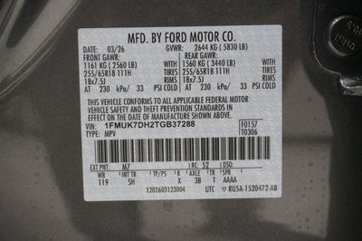 2026 Ford Explorer Active w/200A Pkg