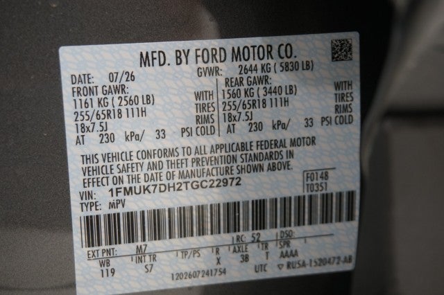 2026 Ford Explorer Active w/200A Pkg