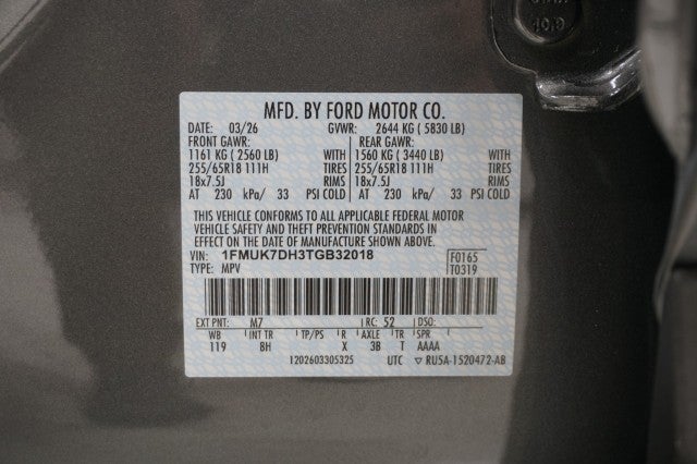 2026 Ford Explorer Active w/200A Pkg