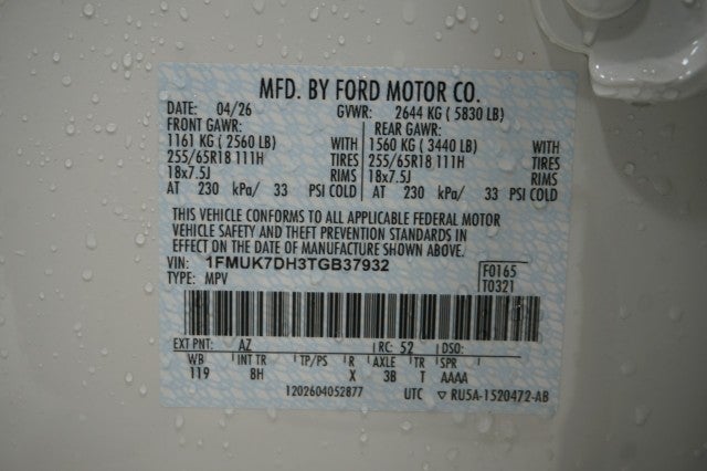 2026 Ford Explorer Active w/200A Pkg