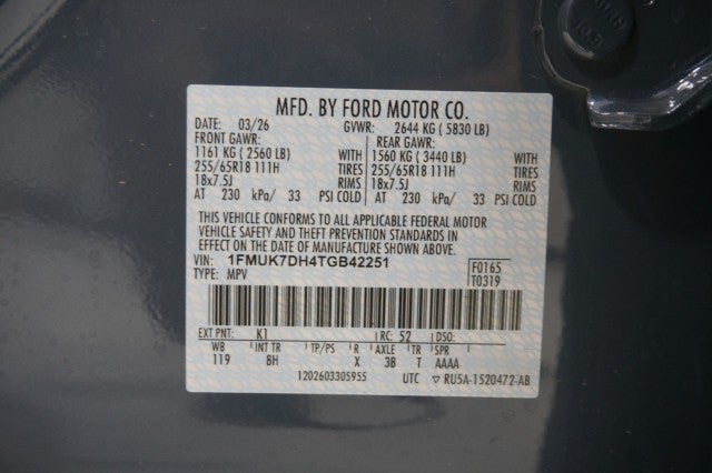 2026 Ford Explorer Active w/200A Pkg