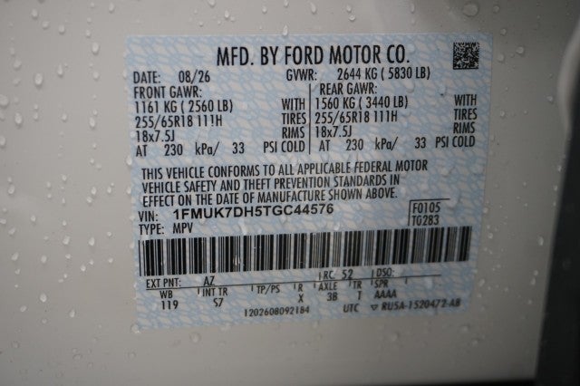 2026 Ford Explorer Active w/200A Pkg