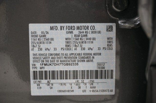 2026 Ford Explorer Active w/200A Pkg