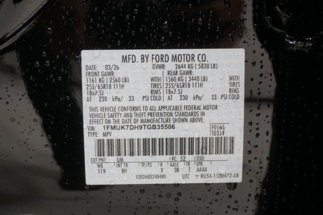 2026 Ford Explorer Active w/200A Pkg