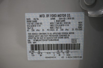 2026 Ford Explorer Active w/200A Pkg