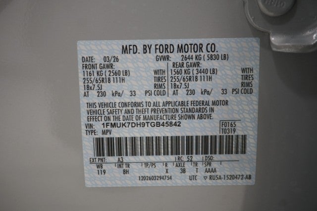 2026 Ford Explorer Active w/200A Pkg