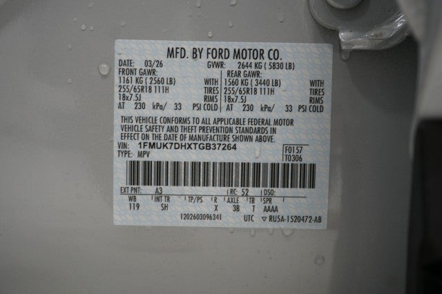 2026 Ford Explorer Active w/200A Pkg