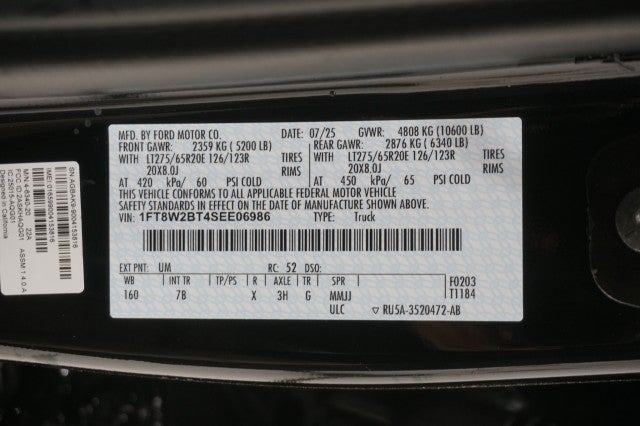 2025 Ford Super Duty F-250 SRW Platinum