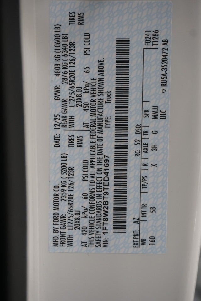 2026 Ford Super Duty F-250 SRW LARIAT