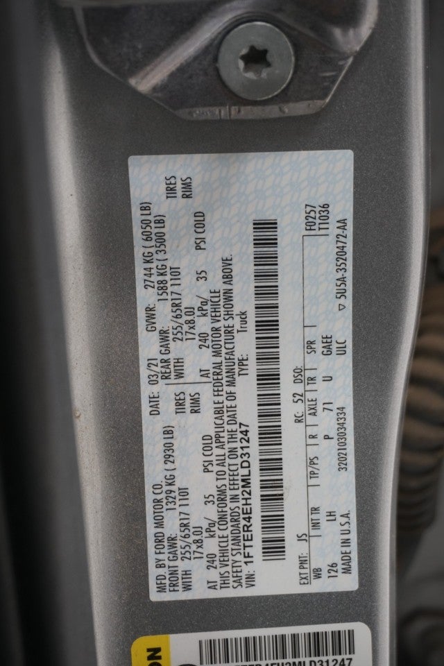 2021 Ford Ranger LARIAT