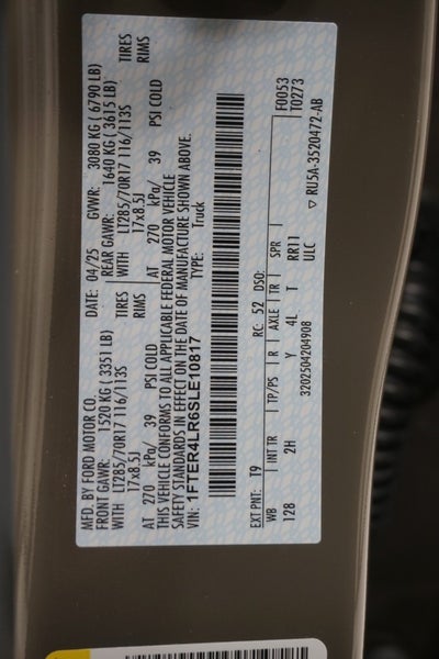 2025 Ford Ranger Raptor