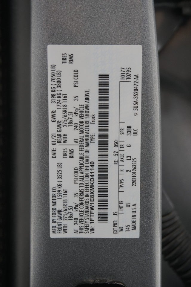 2021 Ford F-150 XLT