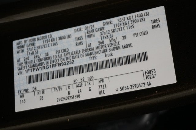 2024 Ford F-150 Raptor
