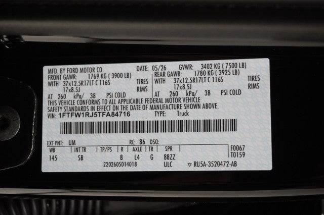 2026 Ford F-150 Raptor