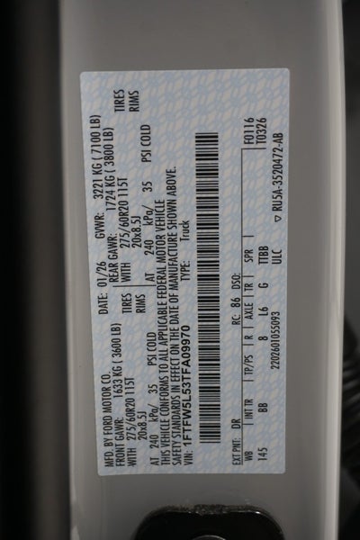 2026 Ford F-150 Black Widow