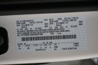 2025 Ford F-150 LARIAT