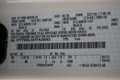 2026 Ford F-150 LARIAT