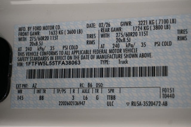 2026 Ford F-150 LARIAT