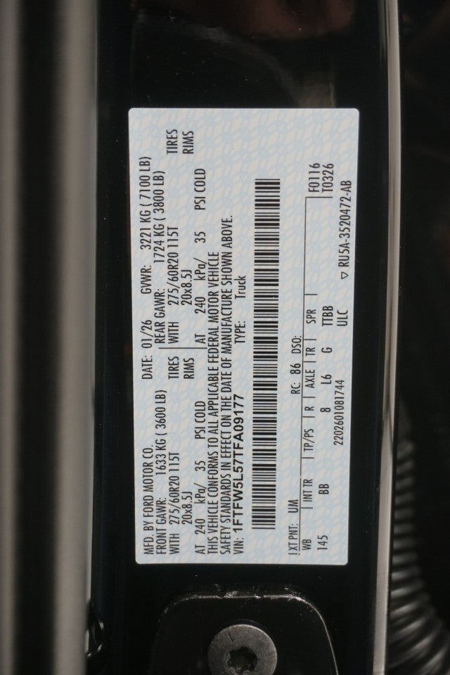 2026 Ford F-150 Black Widow