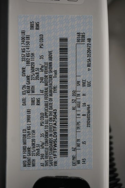 2026 Ford F-150 LARIAT