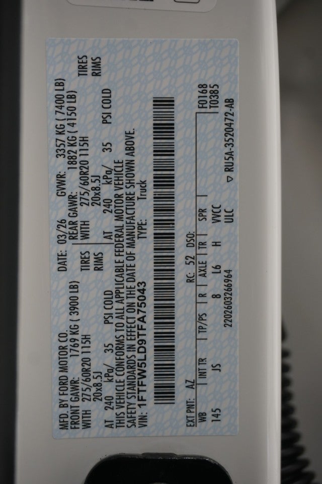 2026 Ford F-150 LARIAT