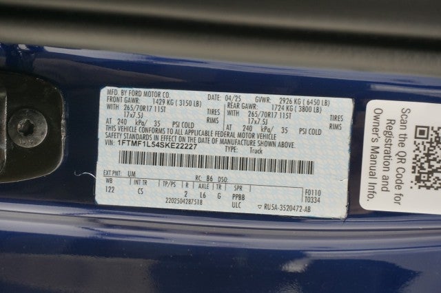 2025 Ford F-150 Black Widow