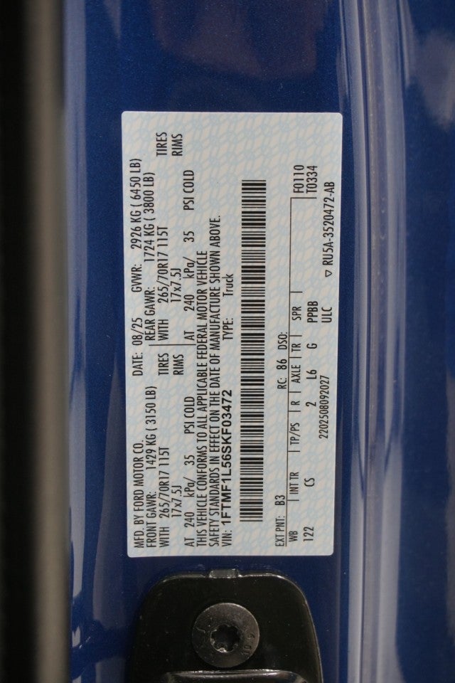 2025 Ford F-150 Black Widow